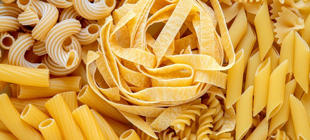 Layout,Of,Italian,Raw,Pasta,,Top,View,,Different,Types,And